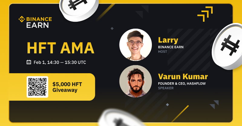 binance's tweet photo. Join us on #Binance Live for an AMA with @GandalfTheBr0wn, Founder and CEO of @hashflow.

🗓️ February 1, 2023.
⏰ 14:30 UTC.

There will also be $5,000 in $HFT to be won - see thread on how to participate!

Set a reminder ⤵️