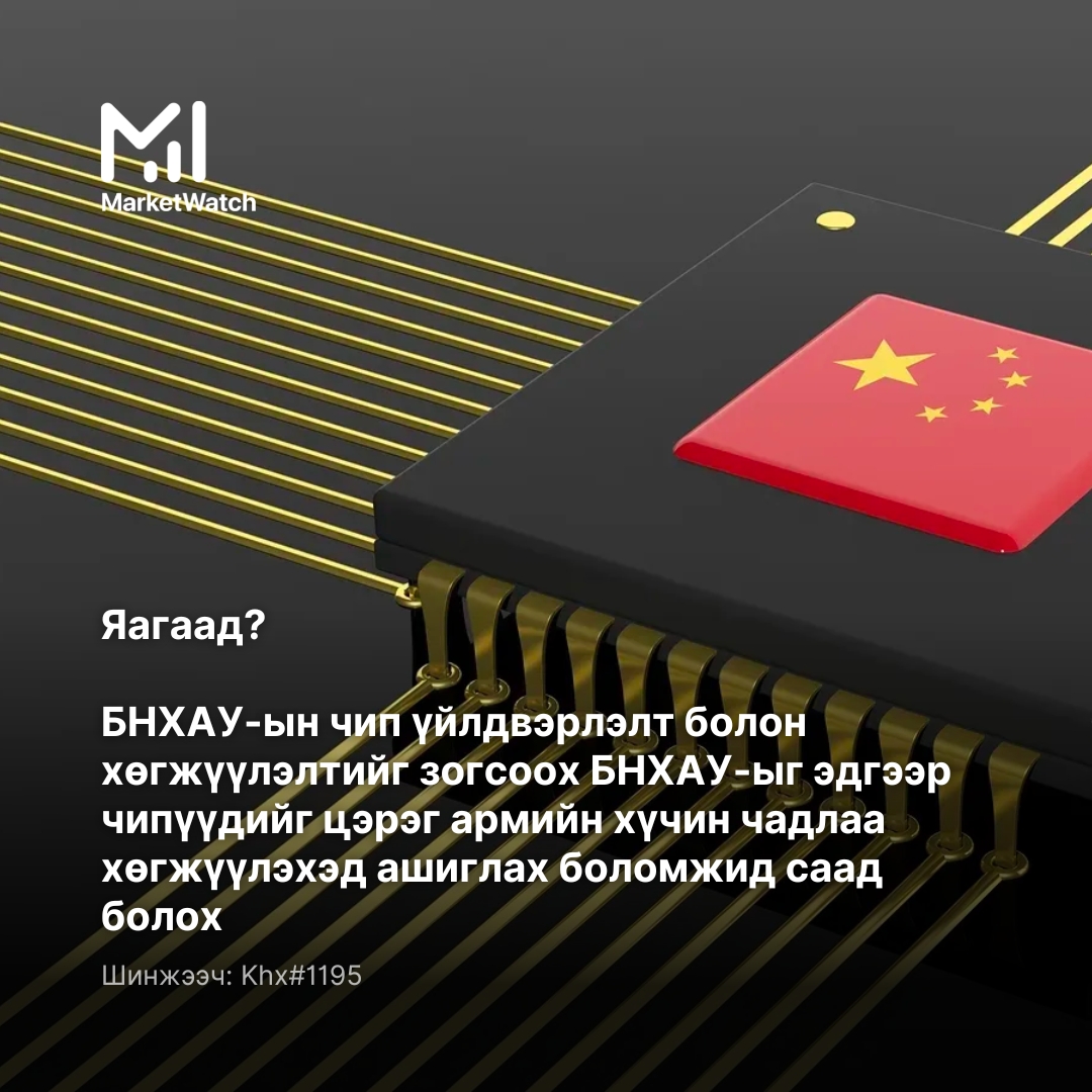 Хятадын чип импорт сүүлийн 20 жилийн хугацаанд анх удаагаа буурлаа. 
Шинжээч: Khx#1195
#MMtalk