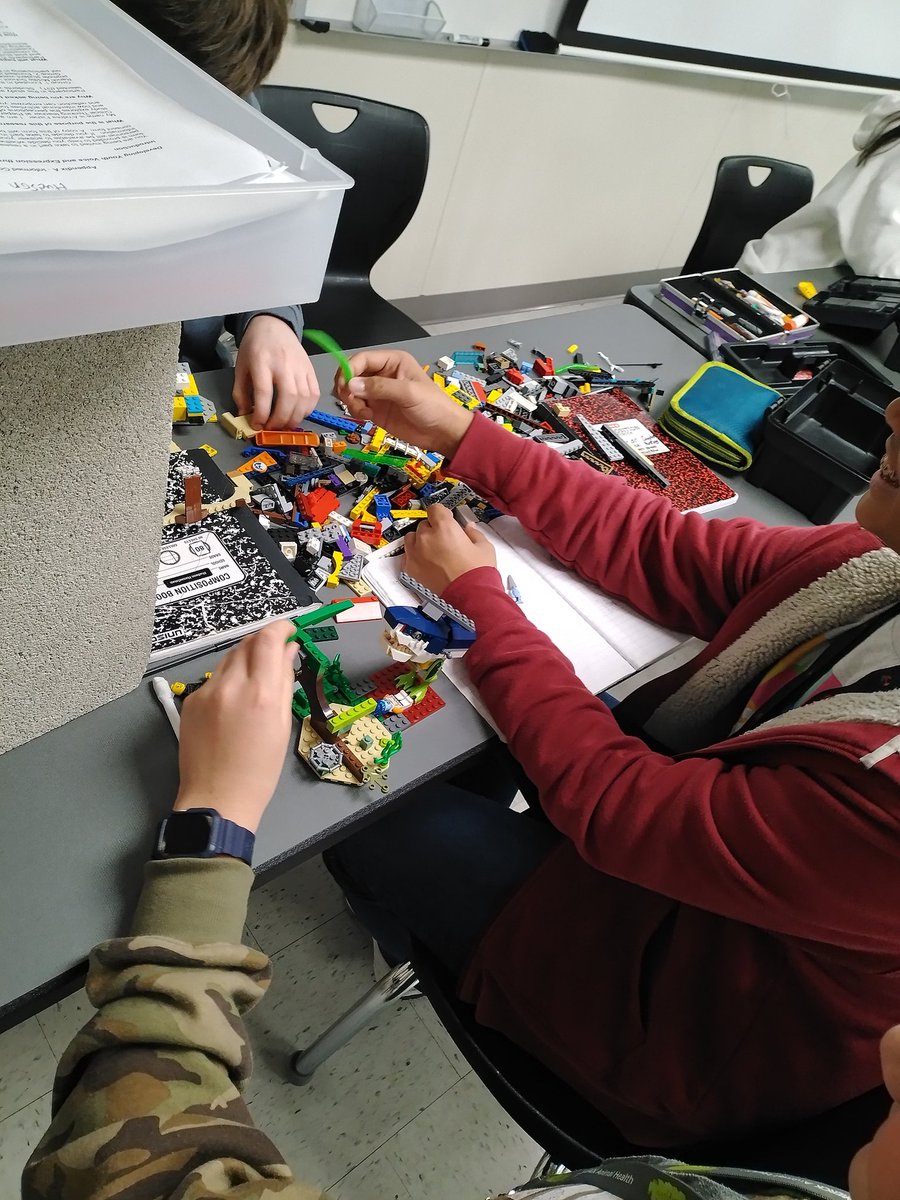 FisherFunCISD's tweet photo. Storyineering - storytelling and Lego engineering combo. Inspired by Netflix's #bakingimpossible. Most engaged classes I have ever seen in my room! #ComalGT @PRMSVipers @SKinginComal @JennineZZ https://t.co/8T6qFEr2A3