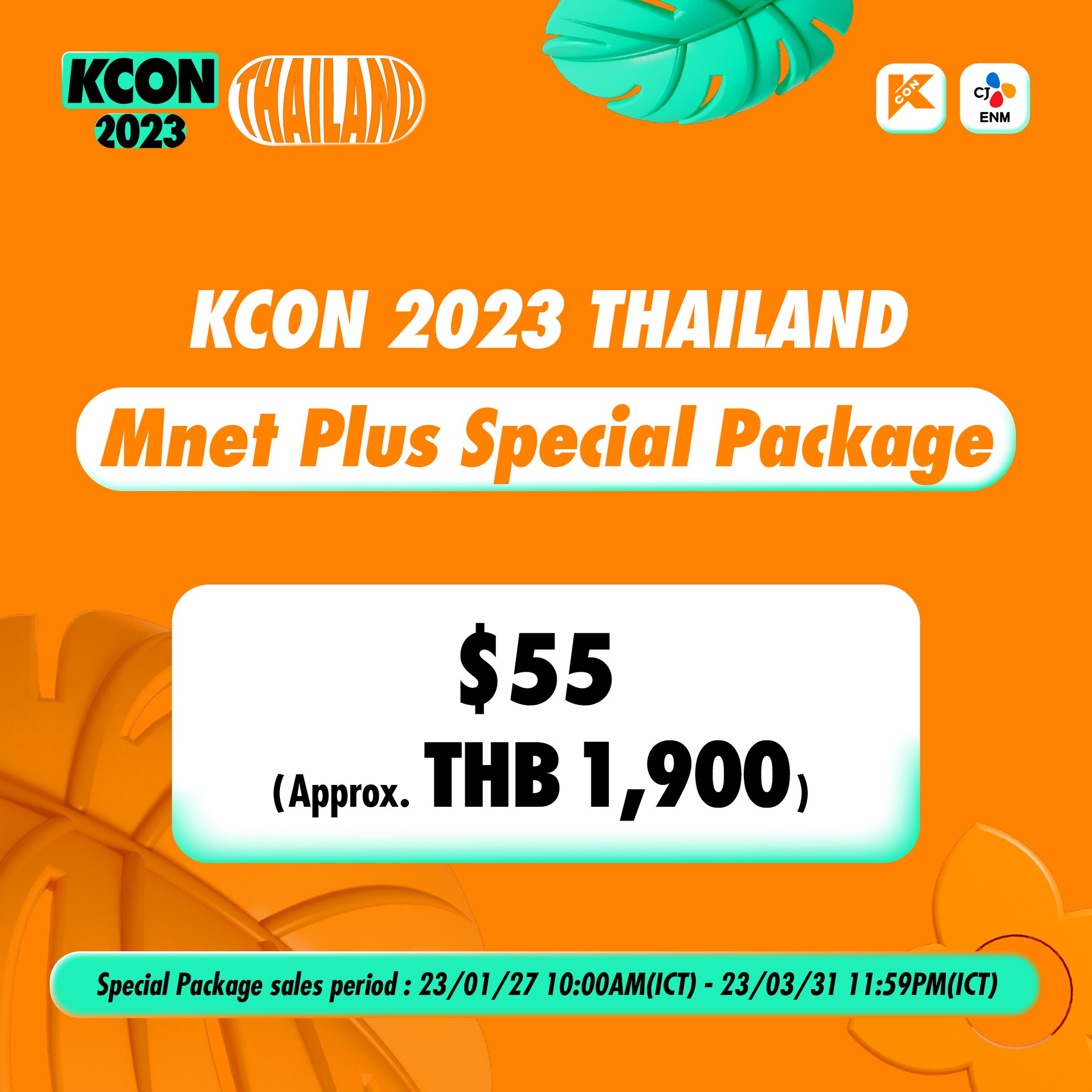 KCON official on Twitter "🎟 KCON 2023 THAILAND Plus Special