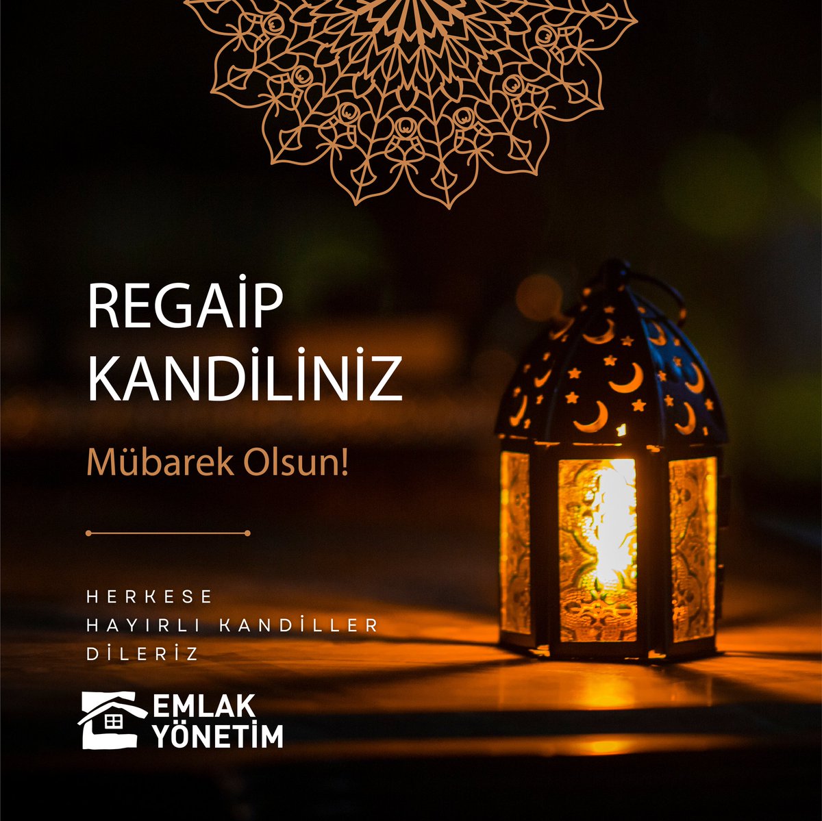Tüm İslam aleminin #RegaipKandili’ni tebrik eder, hayırlara vesile olmasını dileriz.