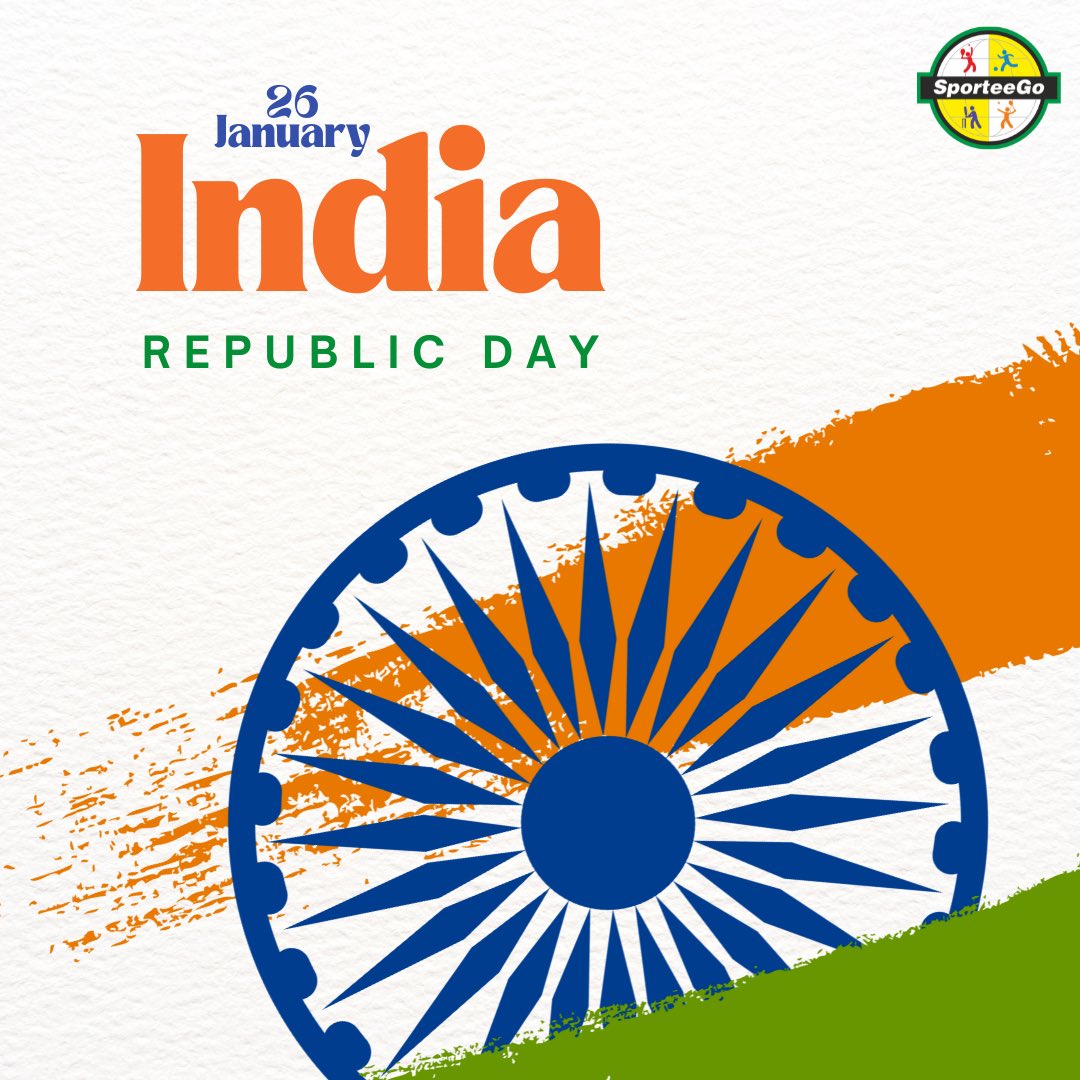 SporteeGoEvents's tweet photo. Warm wishes on Republic Day! May this day bring us all together to celebrate the spirit of unity and freedom. 

Jai Hind! #RepublicDay #RepublicDay2023 https://t.co/pCHqgTUcFl