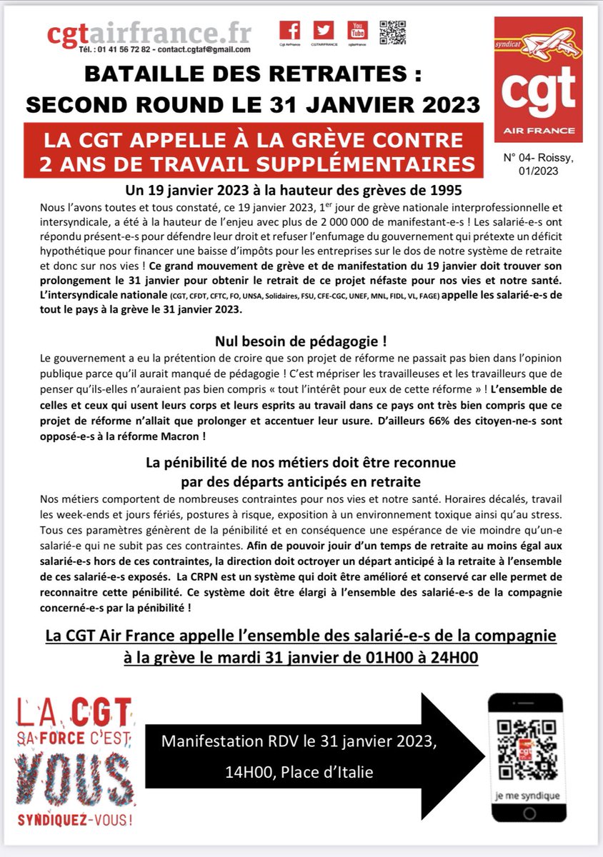 CGT AIR FRANCE (@cgtairfrance) on Twitter photo 