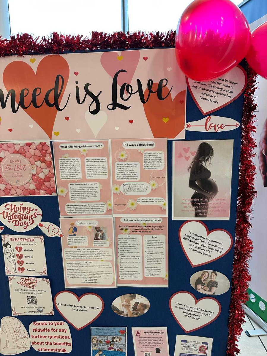 JasGarchaRM's tweet image. Nurturing close, loving relationships @nhsuhcw. Normalising breastfeeding and promoting bonding this Valentines day. Come along and have a read❣️#lovedup @Tartarel1louise #babyfriendly #BFI  @_breastfeeding @babyfriendly #inclusive @BfN_UK