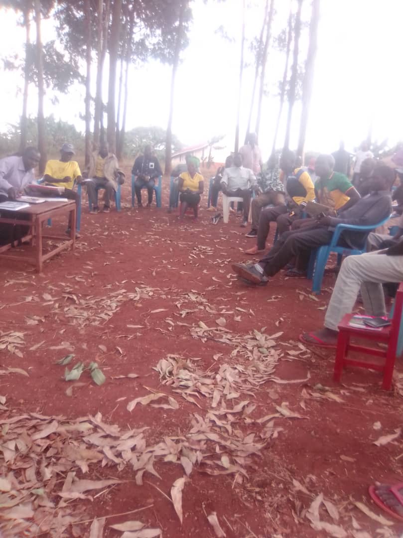 As we carry-on our task on #GBVawareness ,we were represented by the CommunityLinkageOfficer,training the Community on #EconomicViolence in Awasi T/C,Yada Parish,Jangokoro S/C,<a href="/zombodistrict/">Zombo District L.G</a> prior to the dispersement of the #PDMfund (Parish Development Model
#EndEconomicViolence