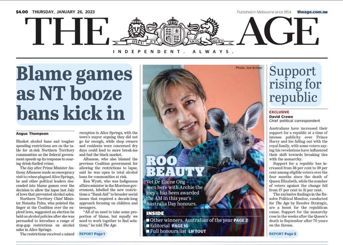 Judith_Drake2's tweet photo. Congratulations Elaine Ong AM &amp; @Vets_Compassion on your #AustraliaDayHonour
Can't think of anyone more deserving. You are the epitome of Compassion &amp; an exemplary Vet
💙🐾💚🙏🎖️
To support their #AnimalWelfare work (esp during natural disasters) pls visit https://t.co/fLbdSv5LzS https://t.co/5W44xa9P3E