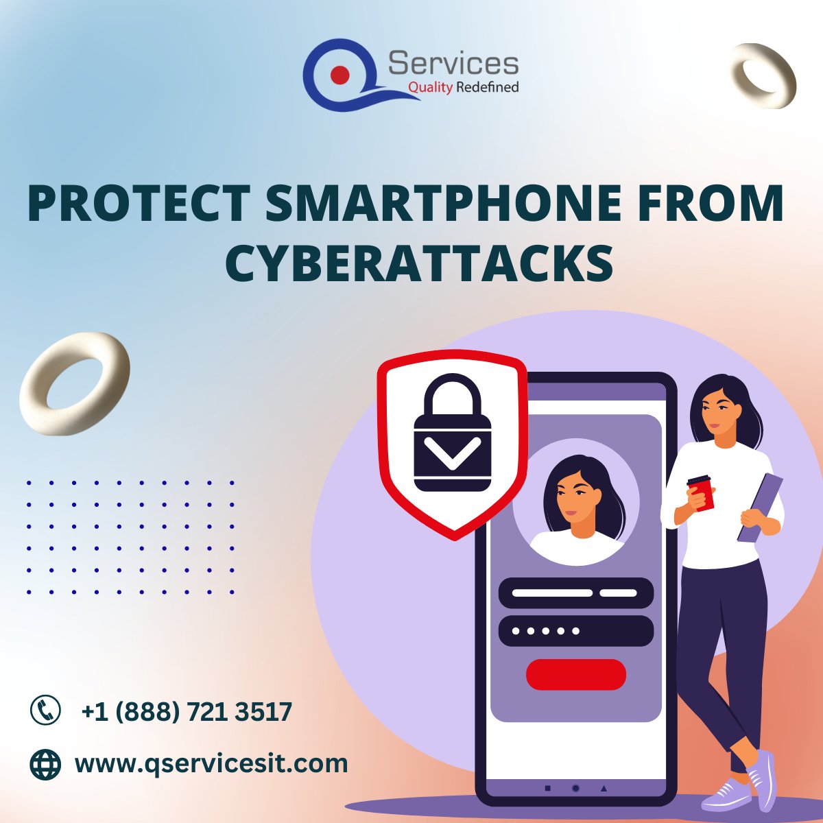 qservicesit's tweet image. Mobile security threats make use of flaws in mobile software, hardware, and network connection. More than 60% of individuals rely on their cell phones for most of their daily activities.

Read more: qservicesit.com

#mobilesecurity #cybersecurity #Iphoneuser #andrioduser