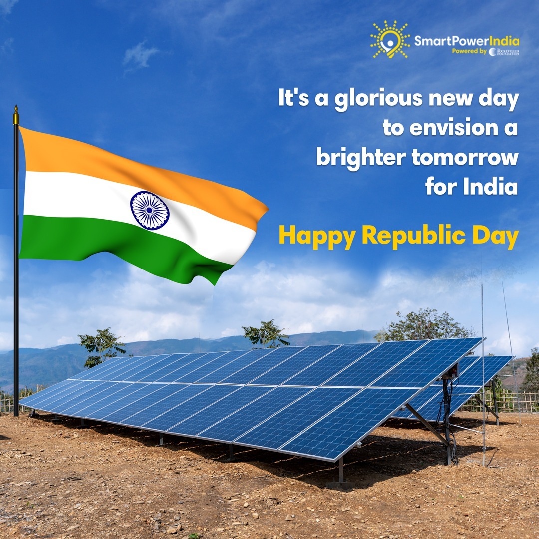 Grateful to uphold the golden heritage that is our constitution. Wishing you all a very Happy #RepublicDay2023! 🇮🇳📜✒️ #RepublicDay #HappyRepublicDay #RuralElectrification #India #EnergyAccess #EconomicDevelopment #Jobs #MiniGrids #RooftopSolar #SolarEnergy #ClimateAction