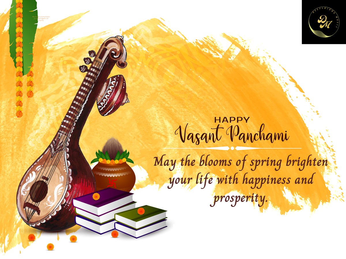 deepshikhamusic's tweet photo. May the event of Basant Panchami, convey the abundance of learning to You, May you be honored by Goddess Saraswati and every one of your desires Work out as expected.
Happy Basant Panchami!!
.
.
.
#Basantpanchami #vasantpanchami #Festival #basantpanchami2023 #deepshikhamusic https://t.co/RBXZDmMuI2