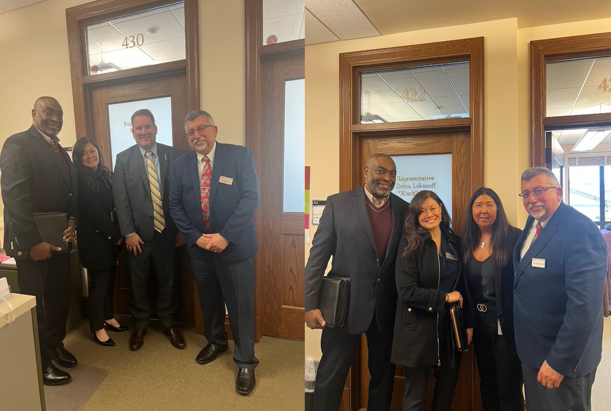 PrezSVC's tweet photo. Grateful for time this week to meet with members of the @WAStateSenate and WA State Reps of the 10th, 39th, 40th, and 42nd legislative districts about critical issues facing higher education. #waleg https://t.co/8gRcgEmAji