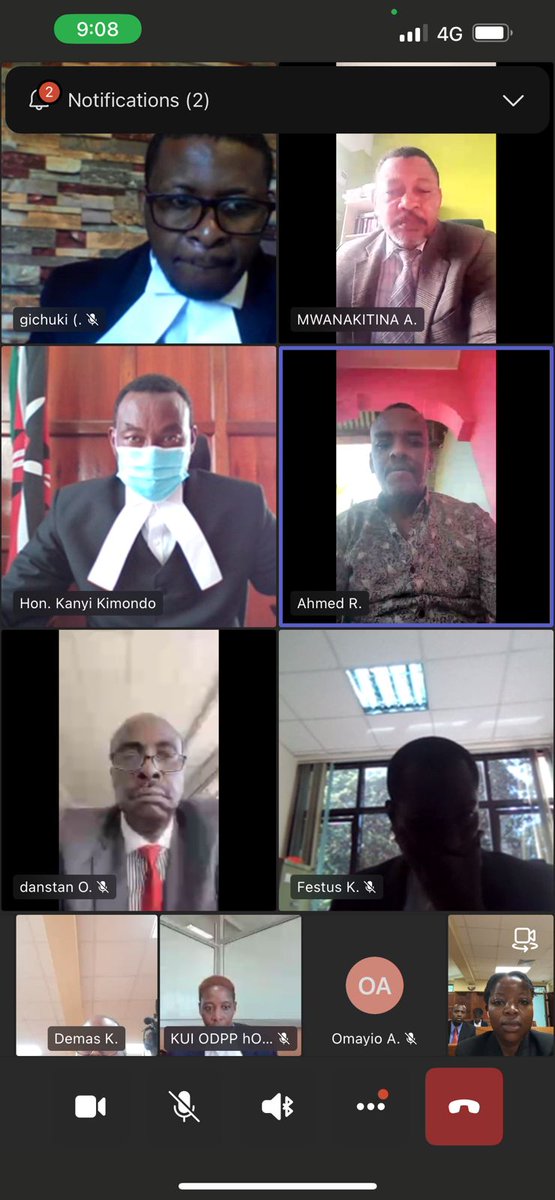 IMLU_org's tweet photo. Judge Kimondo: The suspect is to surrender himself to Garissa Township DCIO by end of today and be escorted to Mathare Teaching and Referral Hospital for a medical/psychiatric examination 

#ProsecuteKillerCopRashid https://t.co/QT1XyOr0Xl