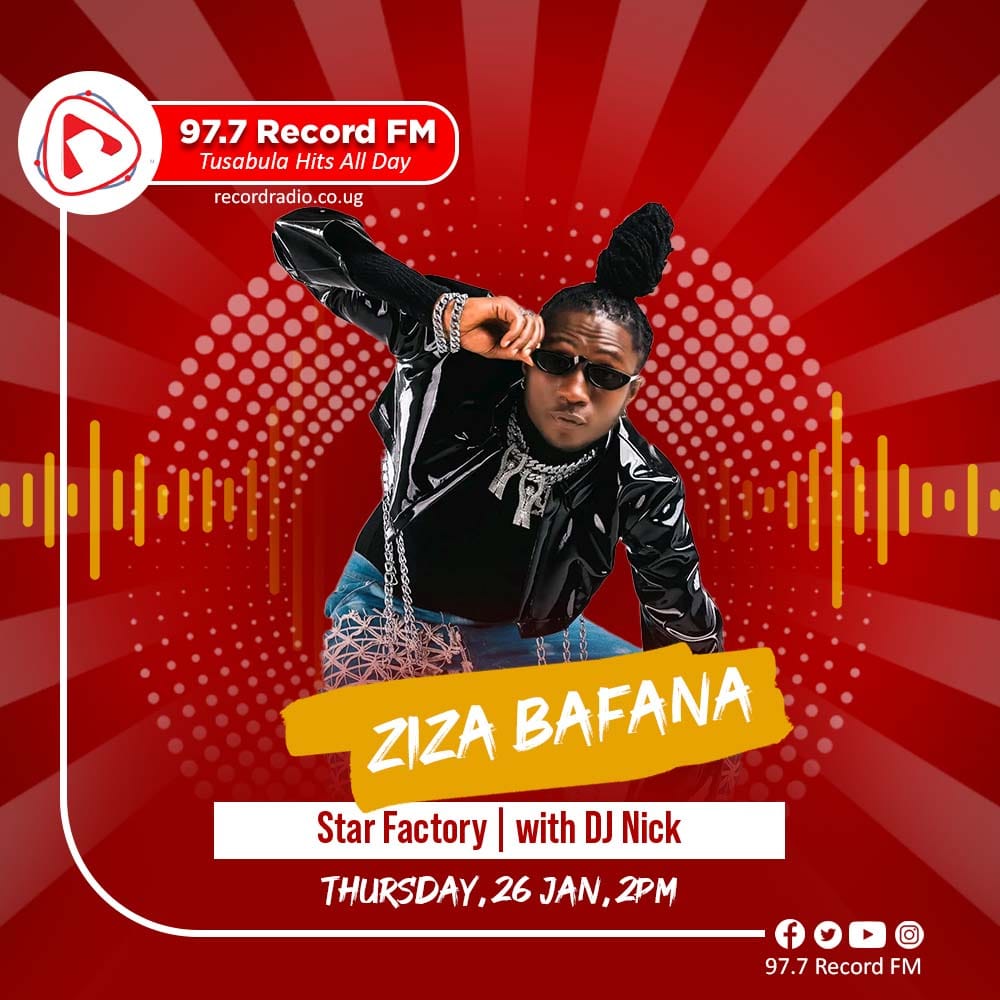 ZizaBafanaUg's tweet image. Today I'm going to be live on #StarFactory @RecordFm977 with my baddest Dj @djnicknicholas at 2PM