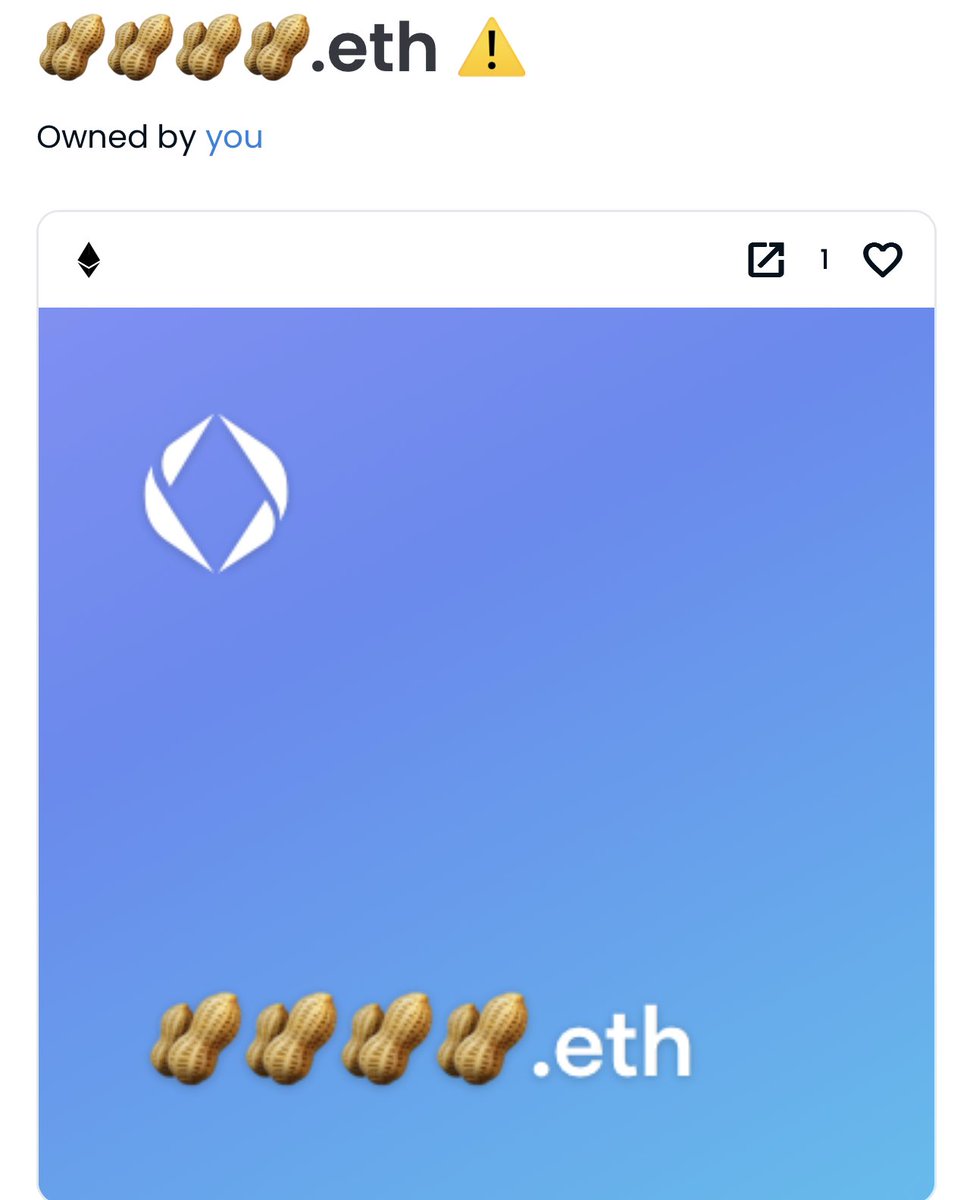CryptoLato's tweet photo. 🚨 Auction Time 🚨 24 Hours!
🥜 🥜 🥜 🥜.eth Starting with 1 Eth ! 
#ens #ensdomains #auction #ensauction #ensnames #quadethmojis 
Link bellow https://t.co/7SjOMpNJWf