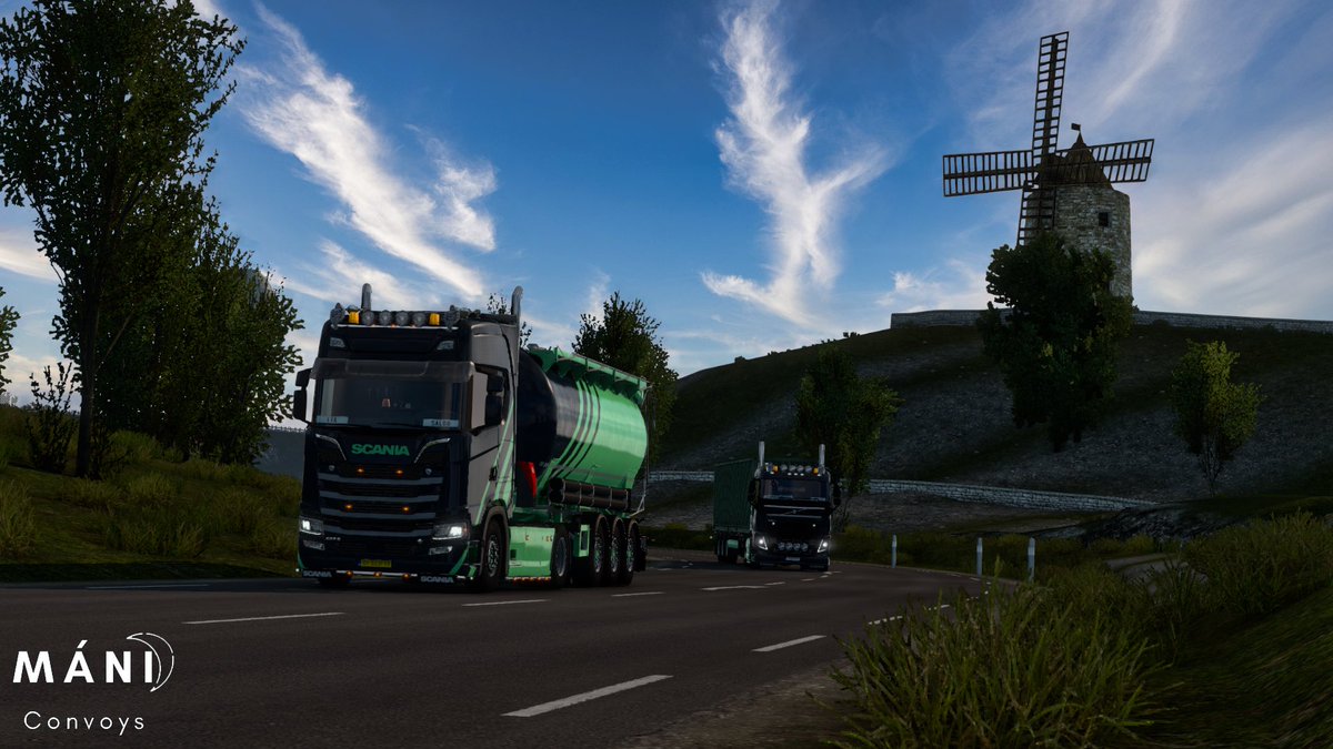 manicommunity's tweet photo. Thank you for joining us yesterday 💙 That was our last convoy the way you have got to know them. Hang on for what’s to come! 

#ets2 #EuroTruckSimulator2 #truckersmp #scssoftware https://t.co/6u8xIF9yVA