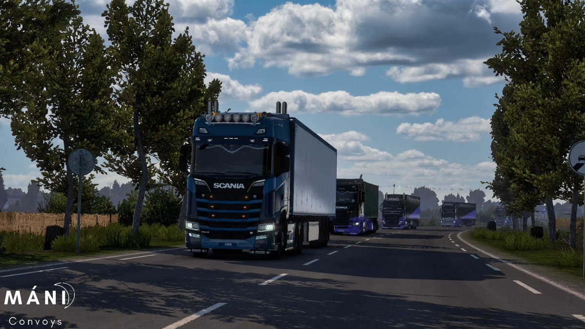 manicommunity's tweet photo. Thank you for joining us yesterday 💙 That was our last convoy the way you have got to know them. Hang on for what’s to come! 

#ets2 #EuroTruckSimulator2 #truckersmp #scssoftware https://t.co/6u8xIF9yVA