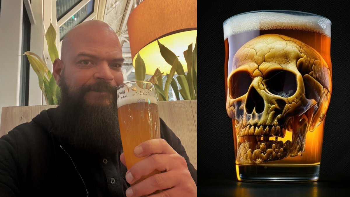 rationalfounder's tweet photo. Gm gm to all my beautiful web3 people. Breakfast at the airport is always a good way to start the day. #nft #nfts #NFTCommunity #beer #beer4breakfast https://t.co/3dklJohhsT