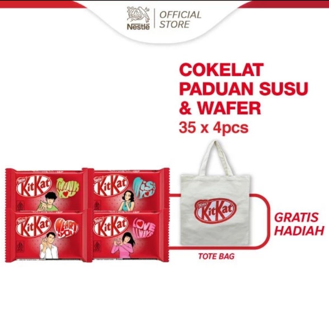 HerdiyanMs's tweet photo. Nestle KitKat gratis tote bag
https://t.co/pHOfL1GF9j https://t.co/0GUbphK2zL