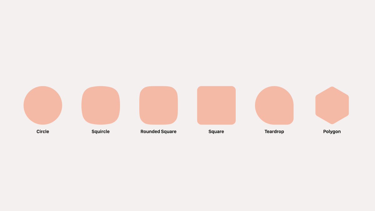 marcusfuchs's tweet image. All these weird #android shapes 💆‍♂️ Does anyone have any insight into how widely these different app icon shapes are being used?