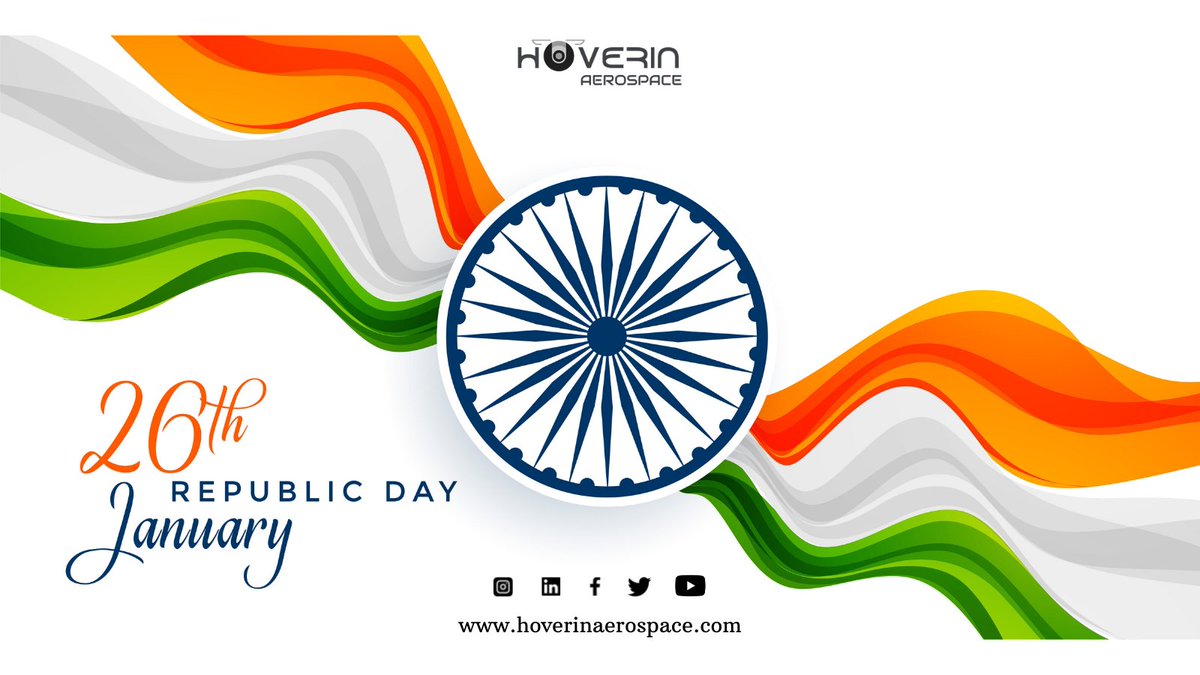 hoverinaero's tweet photo. Happy Republic day to all ๐ฎ๐ณ
#republicday2023 #republicdayindia #hoverinaerospace #india #indian https://t.co/Z0W7krfbiC
