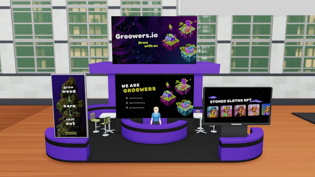 WeedoVerse's tweet image. Meet other awesome communities and great weed and crypto enthusiasts 🍃

Make sure to drop by and say hi to @Groowers_io at their booth at our virtual event and discover their Stoned Sloths!👇
virtualevent.weedoverse.com

#P2EGame #nftcommunity #Weed #cannabis