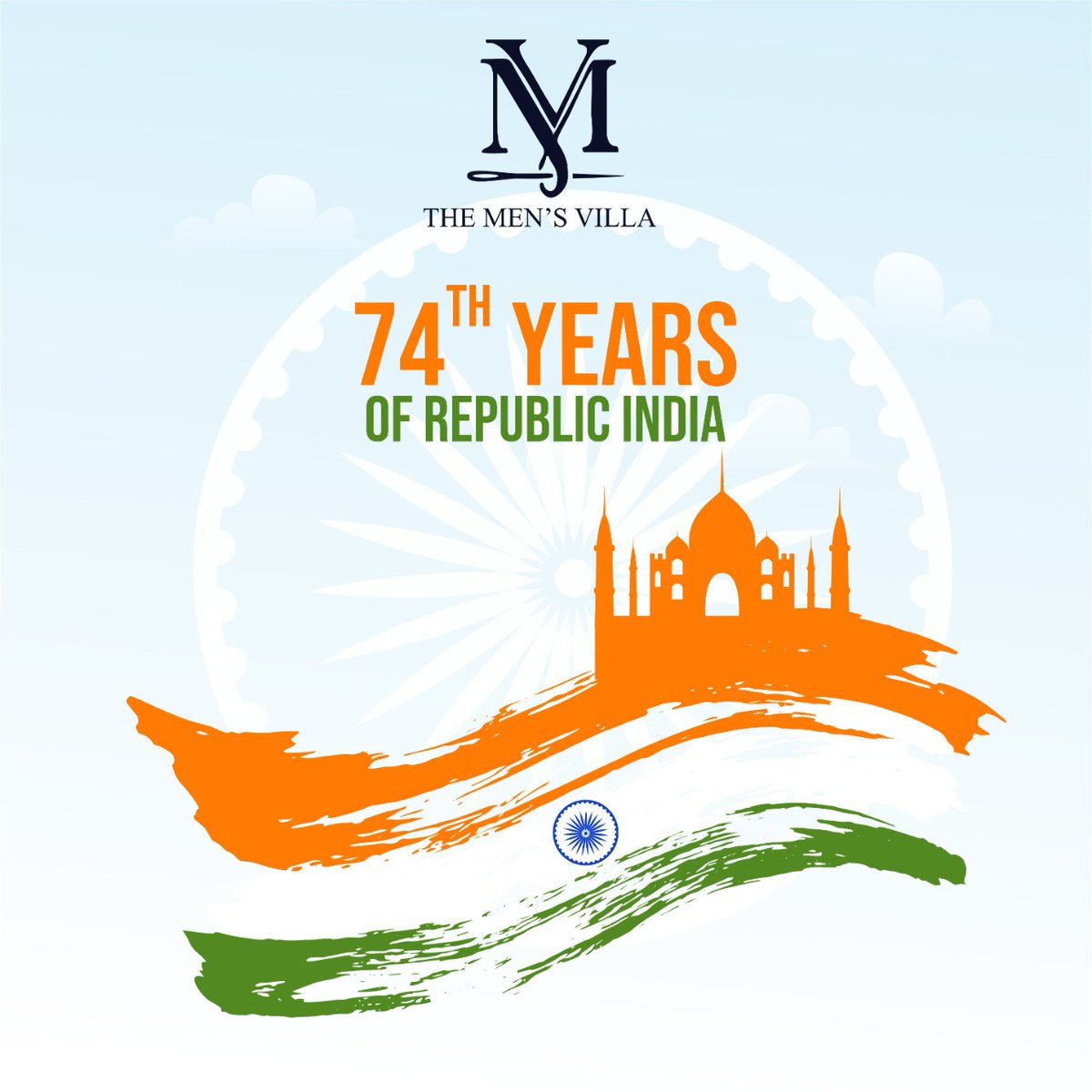 mens_villa's tweet photo. Let's celebrate the 74th republic day of India. A nation's culture resides in the hearts and the soul of its people. A thousand salutes to this great nation of ours.
Happy Republic Day to all🇮🇳
#RepublicDay2023 #RepublicNation #menswear #mensfashion #kapurthala https://t.co/Nh9KmTHm5d