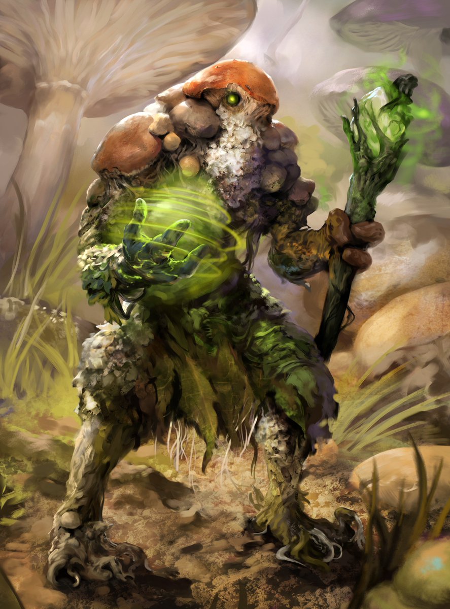 "Fungal Elder", for <a href="/alderac/">Alderac</a>
 Entertainment Group's Thunderstone Quest, Quest 13.
Hope you like!