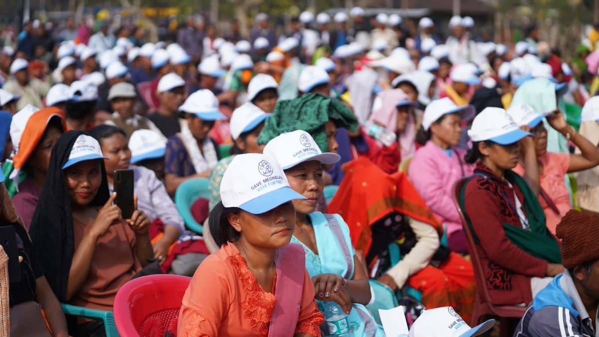 Lazarusaitc's tweet photo. Sharing a few pictures from yesterday's block meeting at Chokpot.

I am incredbily grateful to everyone who came to show their support in such large numbers. A new dawn for Chokpot and for the entire Meghalaya is upon us. https://t.co/WEaoGNV6bk