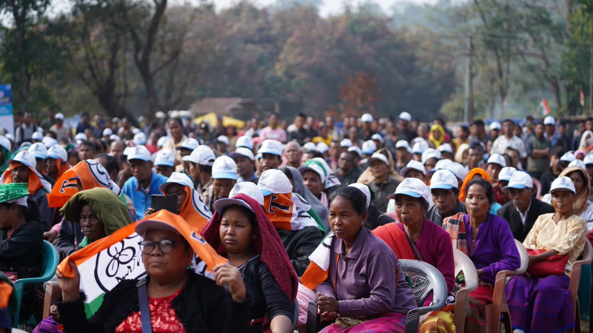 Lazarusaitc's tweet photo. Sharing a few pictures from yesterday's block meeting at Chokpot.

I am incredbily grateful to everyone who came to show their support in such large numbers. A new dawn for Chokpot and for the entire Meghalaya is upon us. https://t.co/WEaoGNV6bk