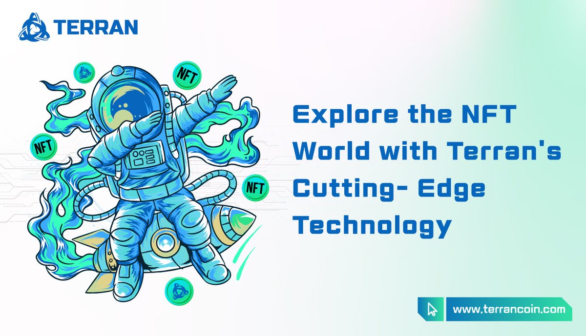 With #TerranChain,⛓new users can easily explore the world of #NFTs💰 without the requirement of any prior knowledge of the #blockchain world. Terran's cutting-edge technology makes NFT🏠 more efficient and accessible for users. #Terrancoin #TRR #NFTMarketplace