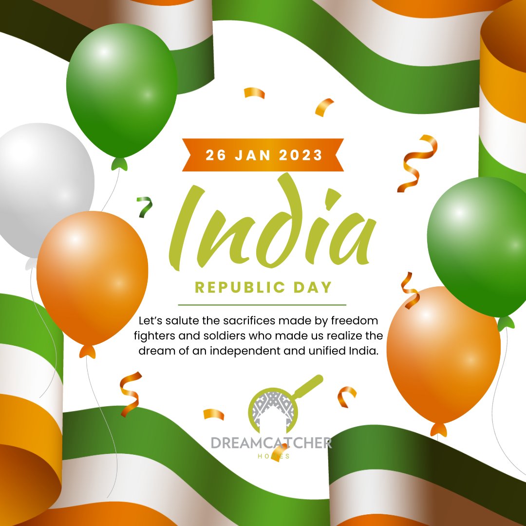dcbroker_uae's tweet photo. 74th Republic Day! Appreciating the spirit of India, land of diversity &amp; unity.  Pledging for a brighter future. Jai Hind!

#RepublicDay2023 #JaiHind #IndiaTogether #UnityInDiversity #indianflag #dubai #indiansindubai #dreamcatcherhomes #realestate https://t.co/fj24UQJSGe