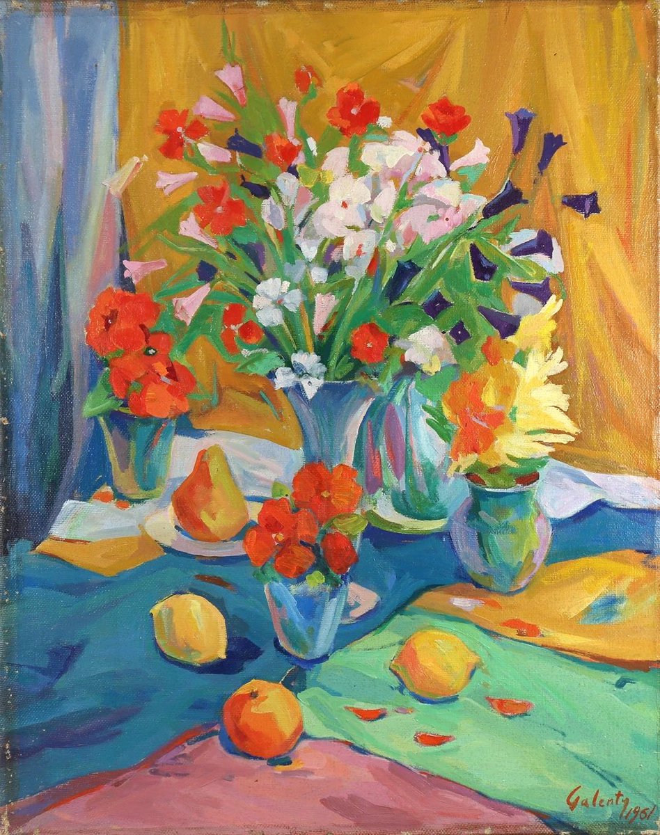 Homo_Curiosum's tweet photo. Harutyun Kalents (Armenian, 1910 – 1967)
Untitled
1960
Oil on canvas
29 x 23 in
Private collection
#Postimpressionismo #Museum #Landscape #BeauxArts #Kunst #OilPainting #Painting #Peinture #Peintre #HistoriaDelArte #Artista #Kalents #ArmenianArt https://t.co/s79LTWnKig