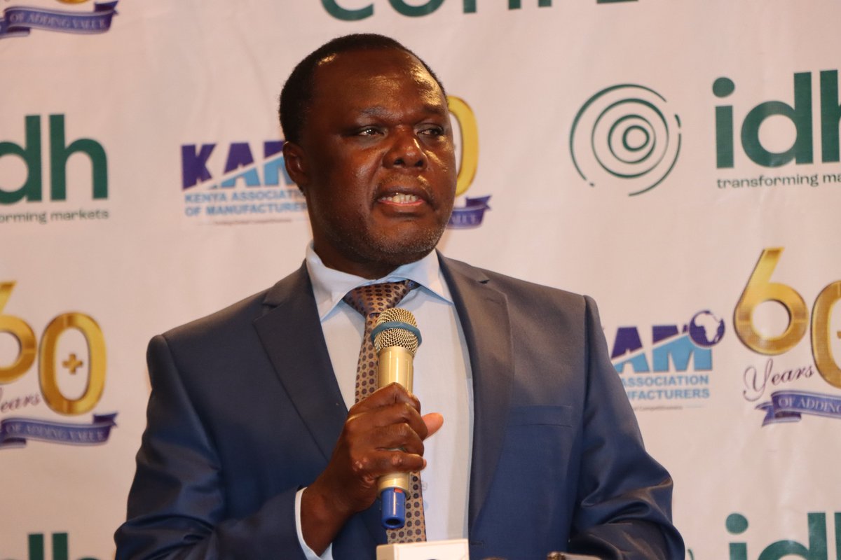 KAM_Kenya's tweet photo. Sustainability is a key driver for competitiveness in the modern business world. The government is ready to support the sector to achieve its maximum potential - Dr Juma Mukhwana, PS State Department of @IndustryKE 

#Strides2Sustainability
#KAMIDHPartnership https://t.co/gq4UtTio7p