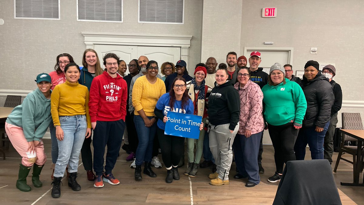 MariaLBynum's tweet photo. The rainy weather didn't keep volunteers from canvassing the First State counting the homeless for  the Point in Time Count Wednesday night. Thank you to the volunteers who teamed up &amp; hit the streets of New Castle County to find &amp; survey the homeless. https://t.co/ulXbSSqjSz