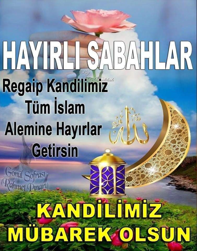 Hayırlı kandiller.