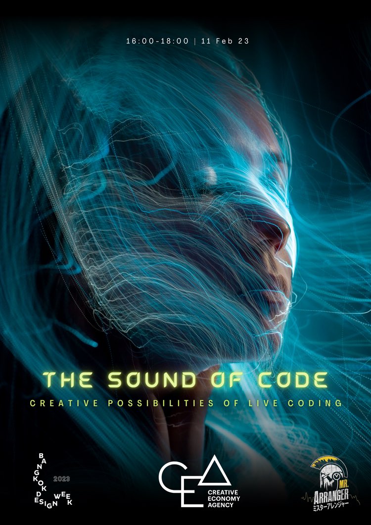 toxicfication's tweet image. Meet me at @BKKDesignWeek 
don&apos;t need coding skill just fun with music 

#sonicpi #livecoding #creativecoding 
#music