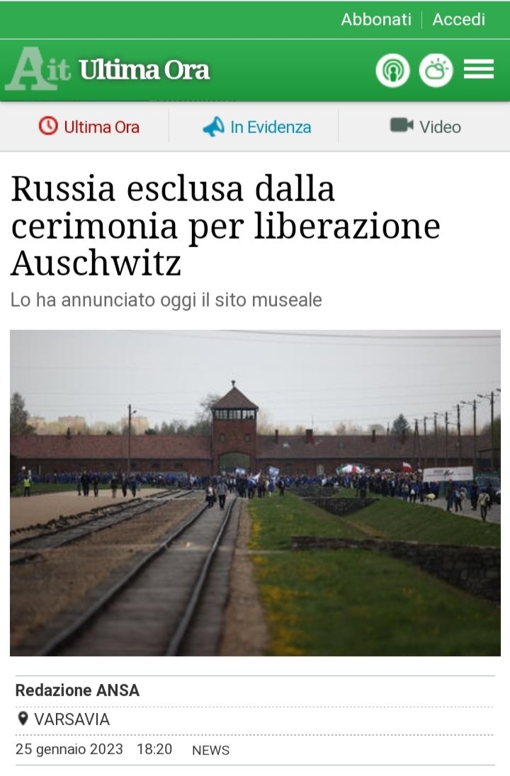 Gli smemorati del Giorno della Memoria.
