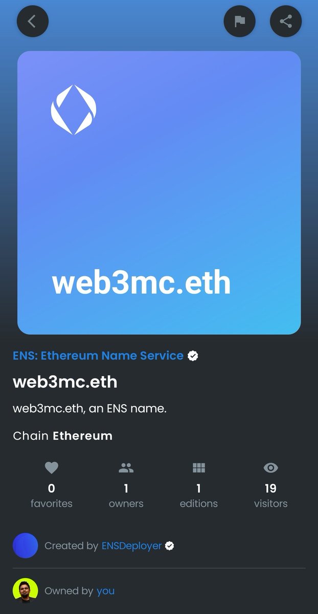 iamabverse's tweet photo. My vision with web3 from a LIVE Performance perspective is to Host / Perform / Speak at more web3 centric Events across the world, hence:
Bought web3mc.eth on Secondary!
In it for the long game, LFG!🚀💎
#ENS #NFTCommunity #NFT #abverse #emcee #beatboxer https://t.co/B8Px6W8xGz