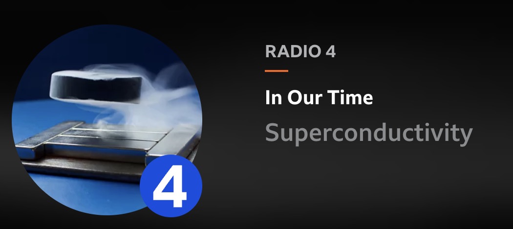 GlobalPrintSolutions (@globalprintsuk) on Twitter photo Just listened <a href="/BBCSounds/">BBC Sounds</a> very interesting
podcast version of <a href="/BBCInOurTime/">In Our Time</a> on Superconductivity - Melvyn Bragg & guests discuss why some materials lose all electrical resistance. Listen again
<a href="/conductive_t/">Conductive Transfers</a> bbc.co.uk/sounds/play/m0…
#medtech #printedcircuit #conductivetransfers Just listened <a href="/BBCSounds/">BBC Sounds</a> very interesting
podcast version of <a href="/BBCInOurTime/">In Our Time</a> on Superconductivity - Melvyn Bragg & guests discuss why some materials lose all electrical resistance. Listen again
<a href="/conductive_t/">Conductive Transfers</a> bbc.co.uk/sounds/play/m0…
#medtech #printedcircuit #conductivetransfers
