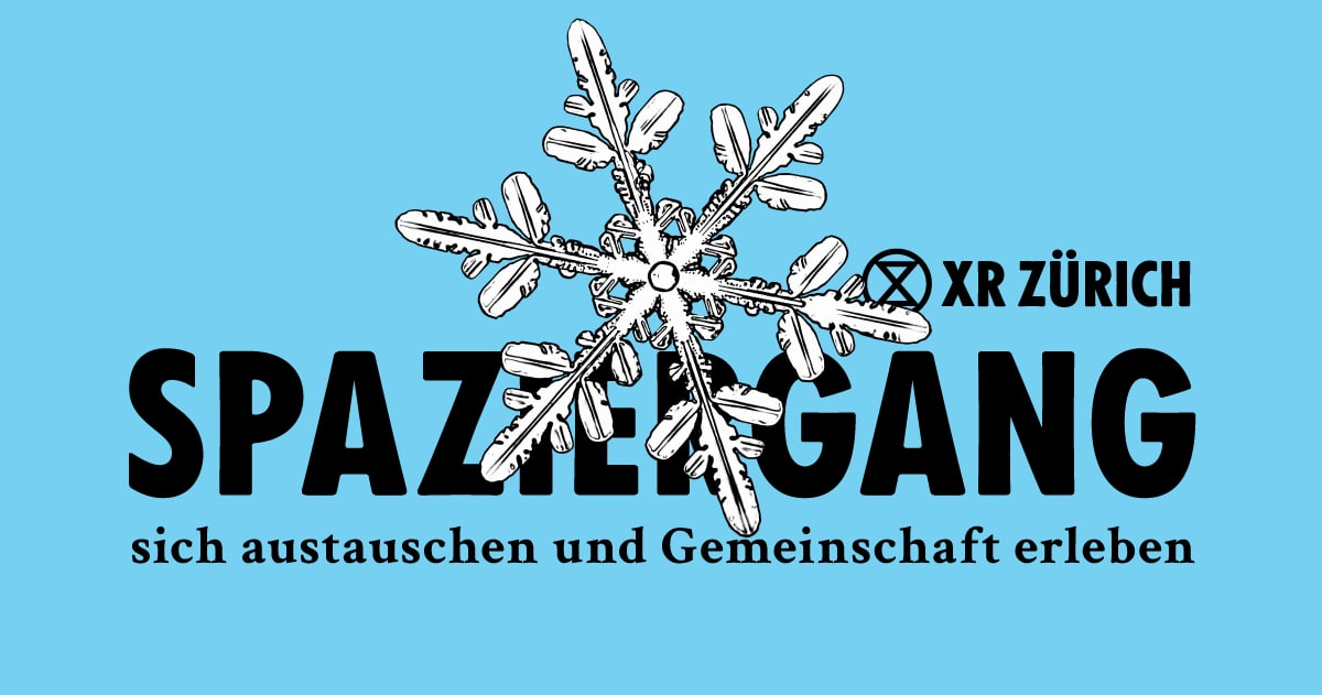 Sa, 28. Jan., 14:00-15:00 

Besorgt über den Zustand der Ökosysteme?
Möchtest du auch aktiv werden und dich nicht länger machtlos fühlen?
Dann komm zu uns auf einen lockeren Spaziergang mit anderen Rebel:innen.

Gemeinsam sind wir stark! 

google.com/maps/place/Flo…