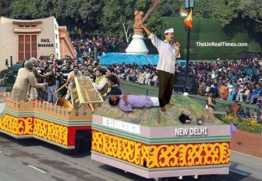 NewsArenaIndia's tweet photo. Delhi Tableau. https://t.co/30Oo9nhVWZ