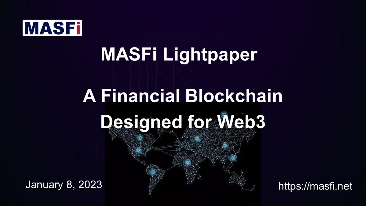 MASFi officially published Lightpaper

Lightpaper link:
masfi.net/wp-content/upl…