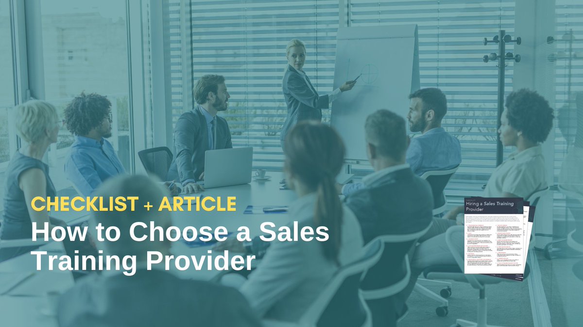 RAINSelling's tweet image. More than 80% of sales training fails. Get sales training right with this new checklist: hubs.li/Q01zdmSW0 #SalesTraining #SalesSkills #SalesDevelopment