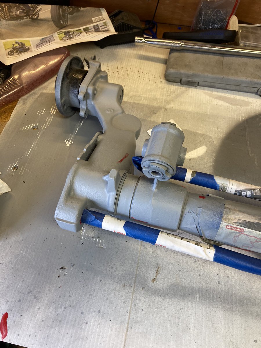 magown3's tweet photo. Bit of spray painting yesterday on the #205GTIProject Rear beam completed. Gonna push on this year 100% https://t.co/pN8WCuz0Mo