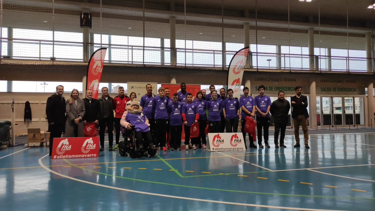 atletismoFNAF's tweet photo. Ayer se presentó el programa AEQUO en las instalaciones de Larrabide.
El objetivo del proyecto social AEQUO, q presenta la FEDERACIÓN NAVARRA DE ATLETISMO y amparado por la obra social LA CAIXA,es impulsar y generalizar la práctica del atletismo para las personas con discapacidad https://t.co/VcwXeQDqMY