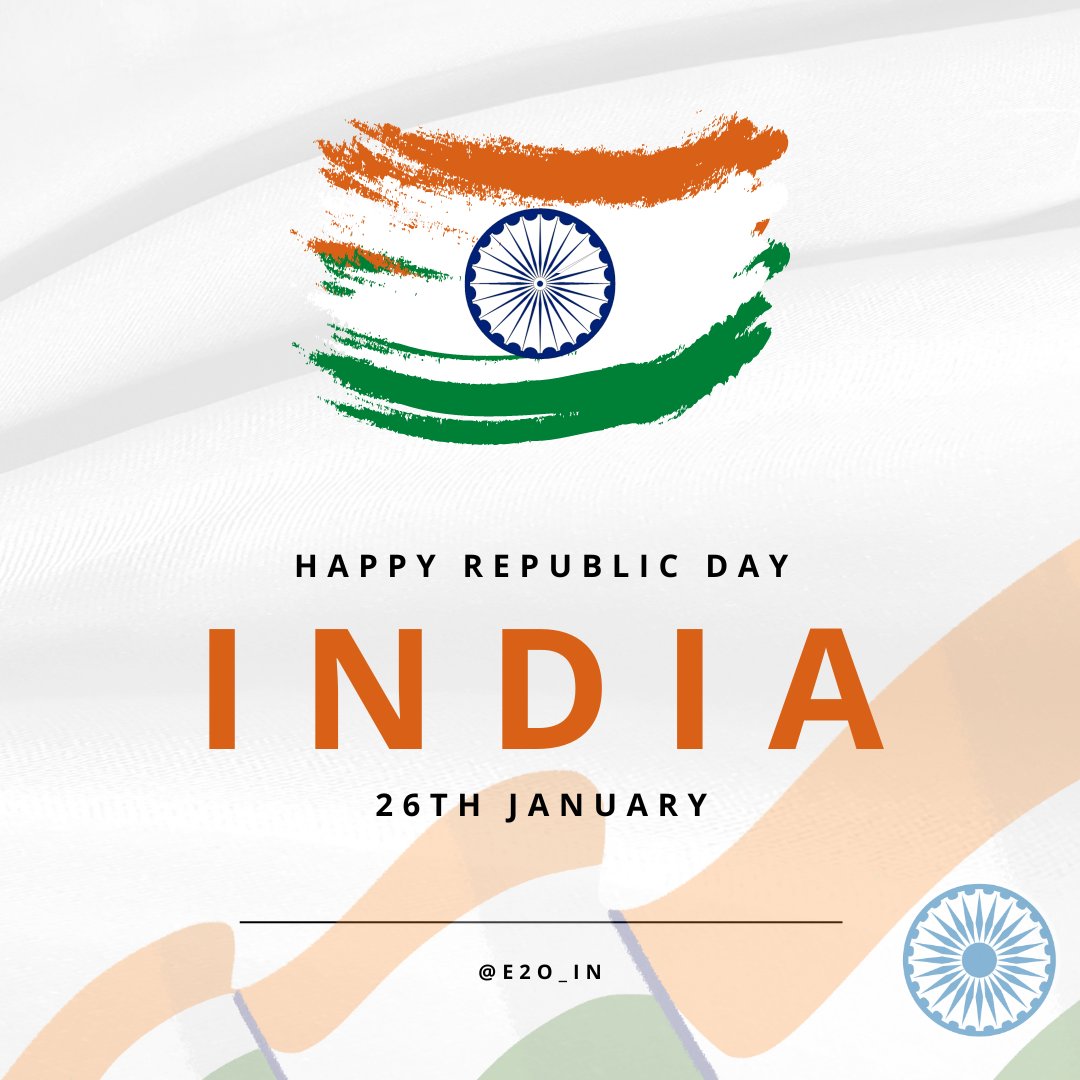 E2O_IN's tweet photo. “You must be the change you want to see in the world.” – Mahatma Gandhi

Happy Republic Day.

#26january #RipLegend #RepublicDay2023 https://t.co/T8asb20WJ0