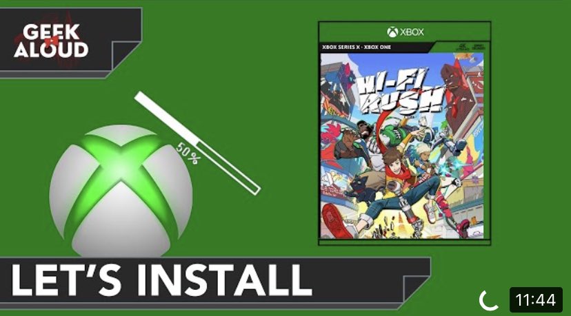 GeekAloud's tweet photo. Let's Install - Hi-Fi Rush [Xbox Series X] https://t.co/7BnUWRj6Kc via @YouTube @Bethesda_ANZ #Bethesda #HiFiRush #XboxGamePass #XboxDeveloperDirect #Xbox #XboxShare #GamePass #LetsInstall #GeekAloud https://t.co/XqDrxa5PuQ