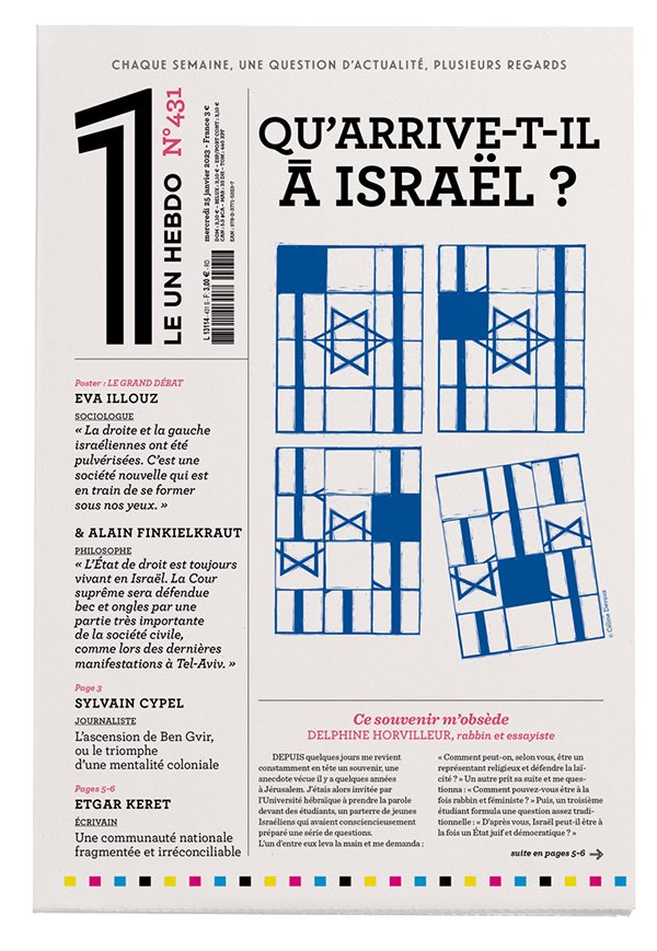 ericfotto's tweet photo. « Il nous revient de ne laisser ni le sionisme ni le judaïsme être kidnappés par ceux qui s’en affirment les uniques propriétaires ». Delphine Horvilleur @rabbidelphineH  dans @Le1hebdo sur les dérives d’extrême-droite du nouveau gouvernement israélien. À lire dans @Le1hebdo https://t.co/wpgepySqmj