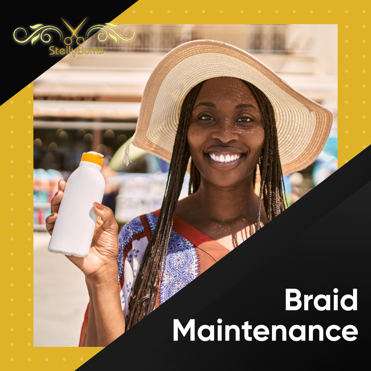 stelly_bums's tweet image. Properly maintaining braids helps to keep the hair healthy. This involves washing and moisturizing the hair regularly to remove dirt and build-up and using protective styles and products to prevent breakage and damage. Visit us, and we'll show you how!

#BraidMaintenance
