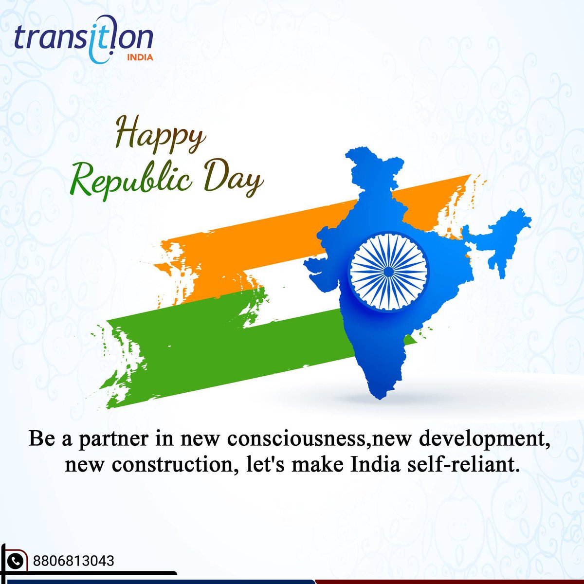 IndiaTransition's tweet photo. Celebrating the spirit of unity and diversity on #RepublicDay ๐ฎ๐ณ Proud to be a part of India's growing offshore development industry ๐ #development #offshoredevelopment #India #unityindiversity #transitioncomputing https://t.co/C6prUN8gwd