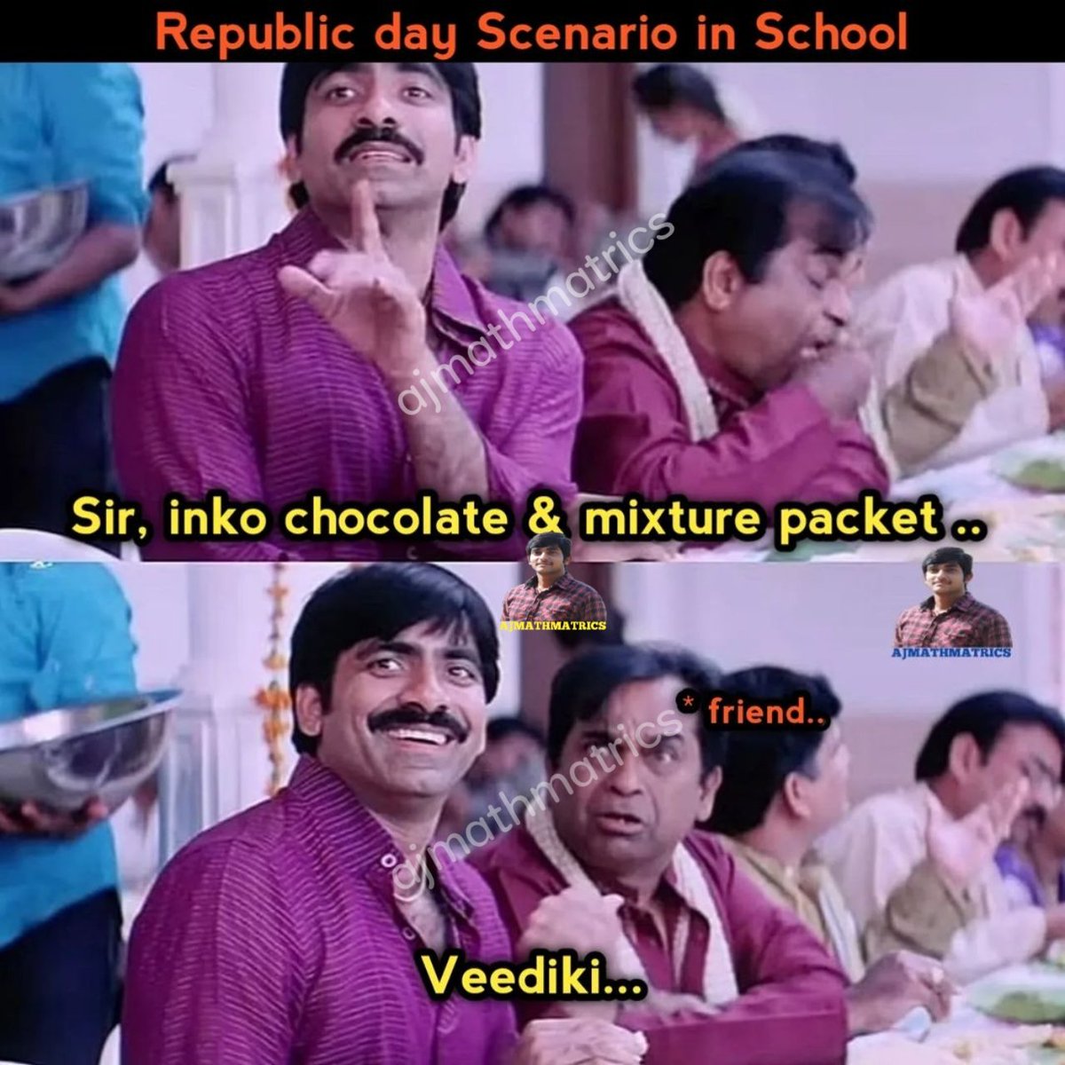 ajmathmatrics's tweet photo. Happy Republic Day my dear learners.. 
#onlinetraining #aptitude #bankexams #analytical #JobSeekers #Engineering #Prabhas #Unstoppable #PrabhaswithNBK @RaviTeja_offl @ssrajamouli #FocusOnSushant #Ravish #Bahubali #Jesus #placement #Tips #balayyababu #AhaCrashed #TrendingNow https://t.co/eINhWhc6oh
